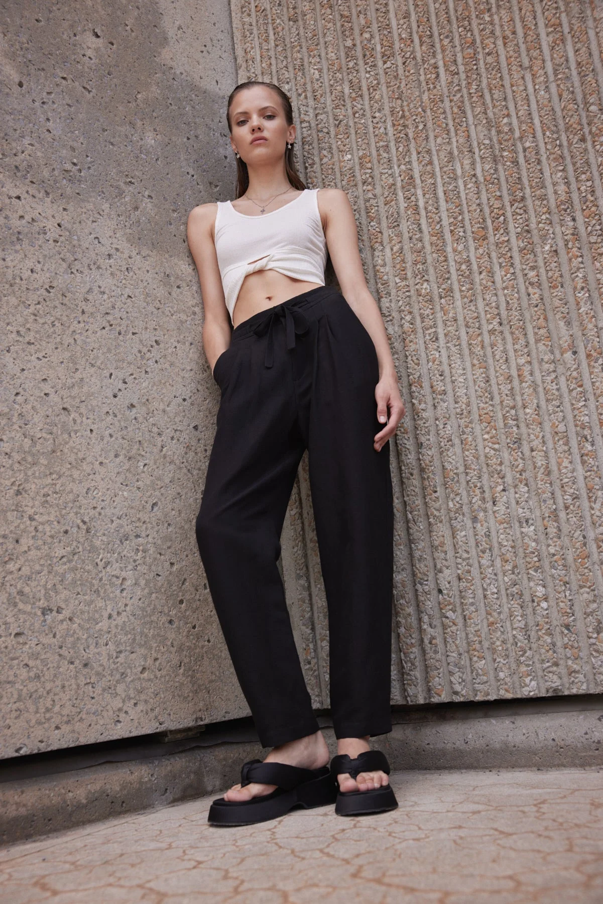 Eve Gravel Perse Top (Online Exclusive) - Image 7