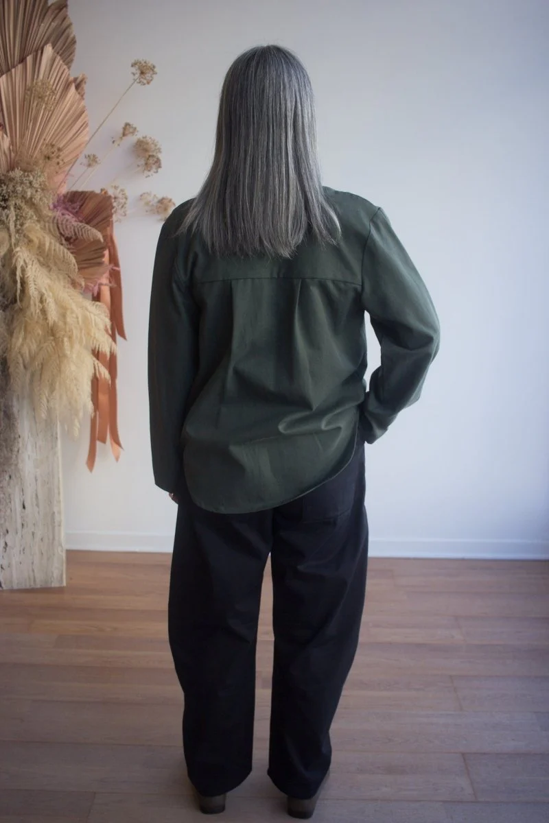 Eve Gravel Pompei Overshirt - Khaki (In Store) - Image 6