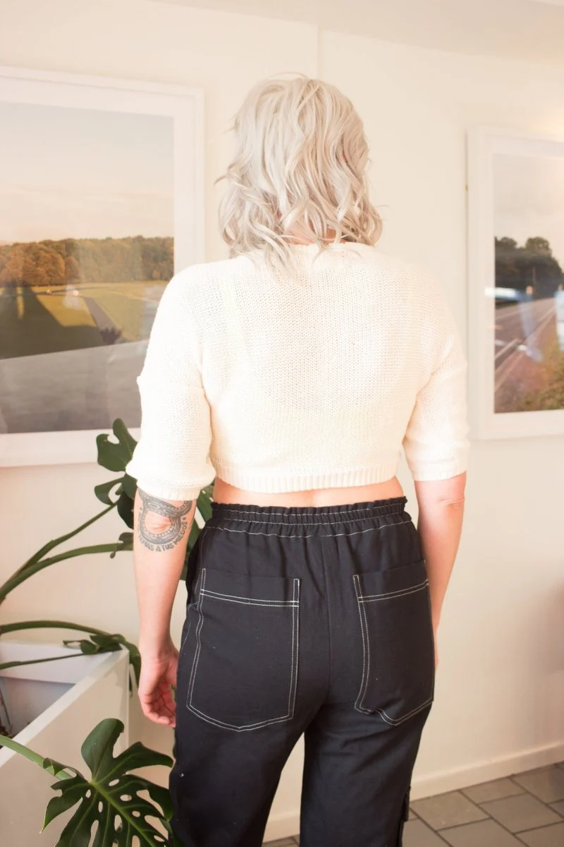 Eve Gravel Syers Top - Lavender or Cream (Online Exclusive) - Image 4