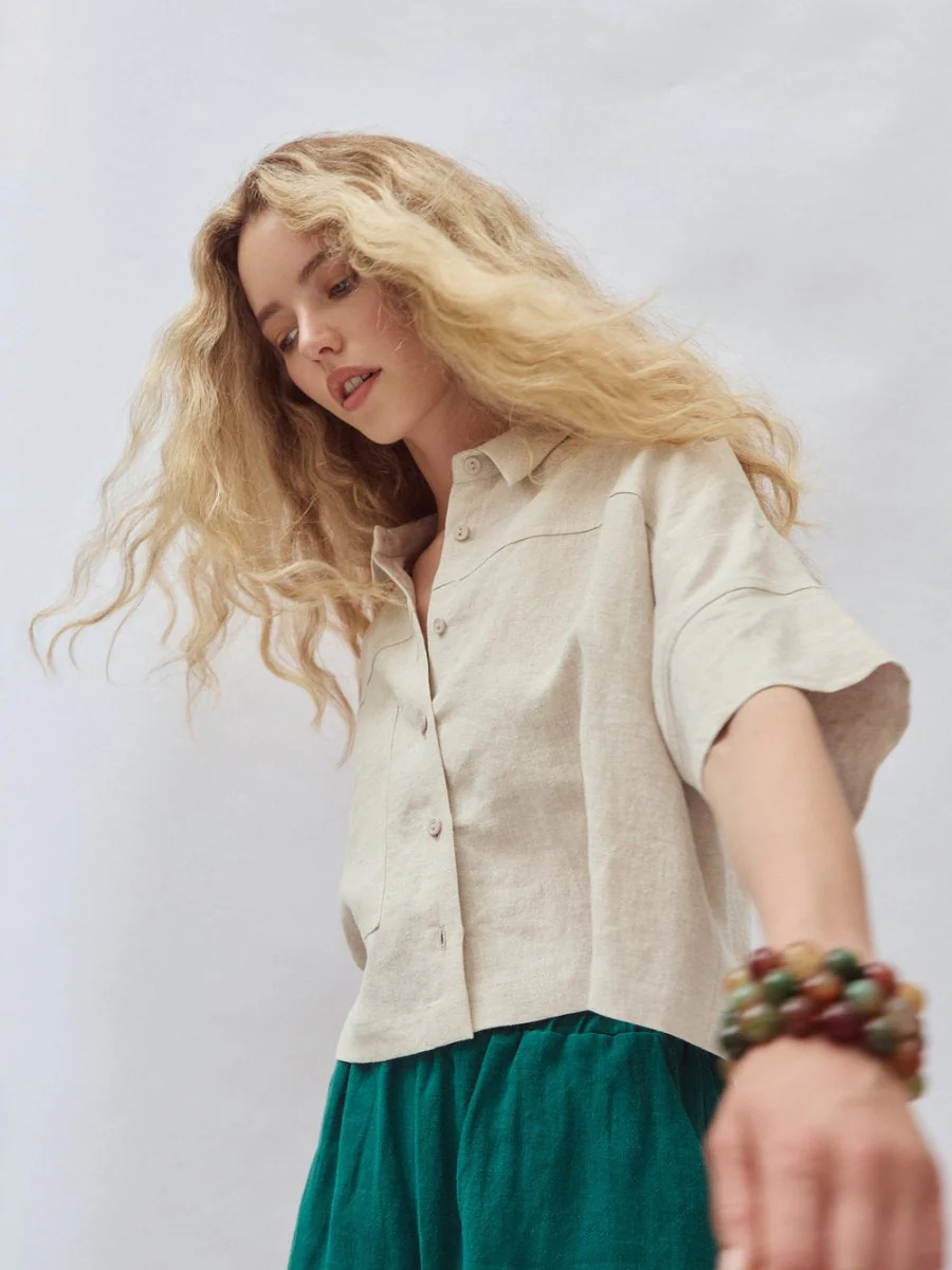 Eve Gravel Tara Shirt - Various Colours (Online Exclusive) - Image 7