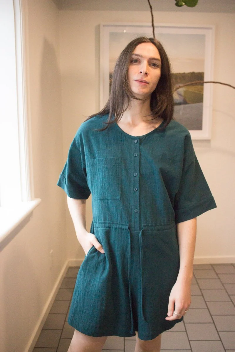 Eve Gravel Ted Romper - Various Colours (Online Exclusive) - Image 2
