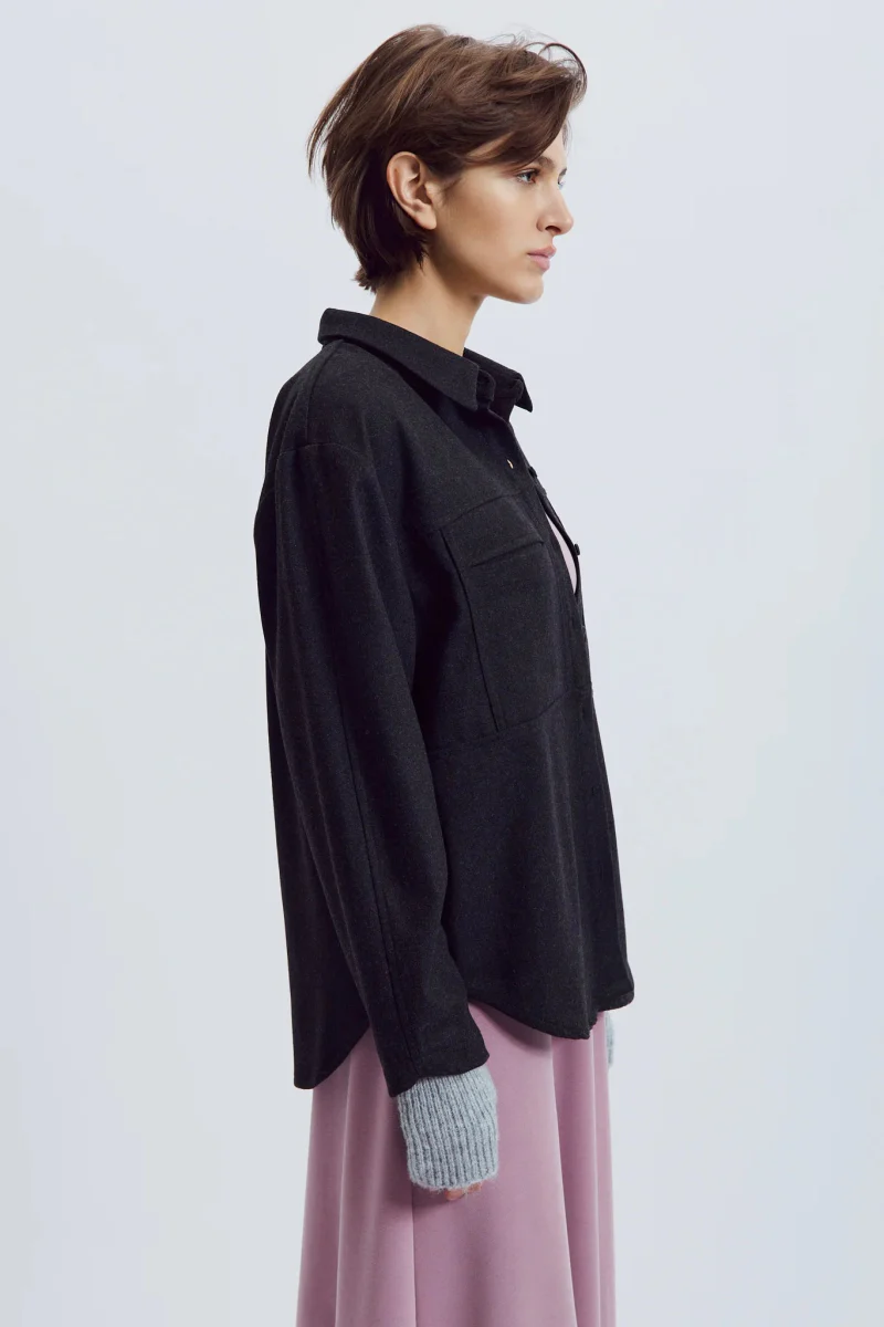 Eve Gravel Trivia Overshirt - Various Colours (Online Exclusive) - Image 3