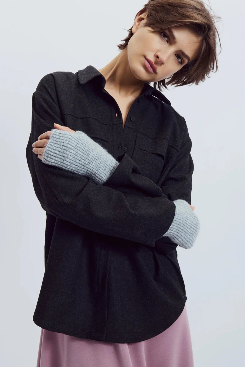 Eve Gravel Trivia Overshirt - Various Colours (Online Exclusive) - Image 4