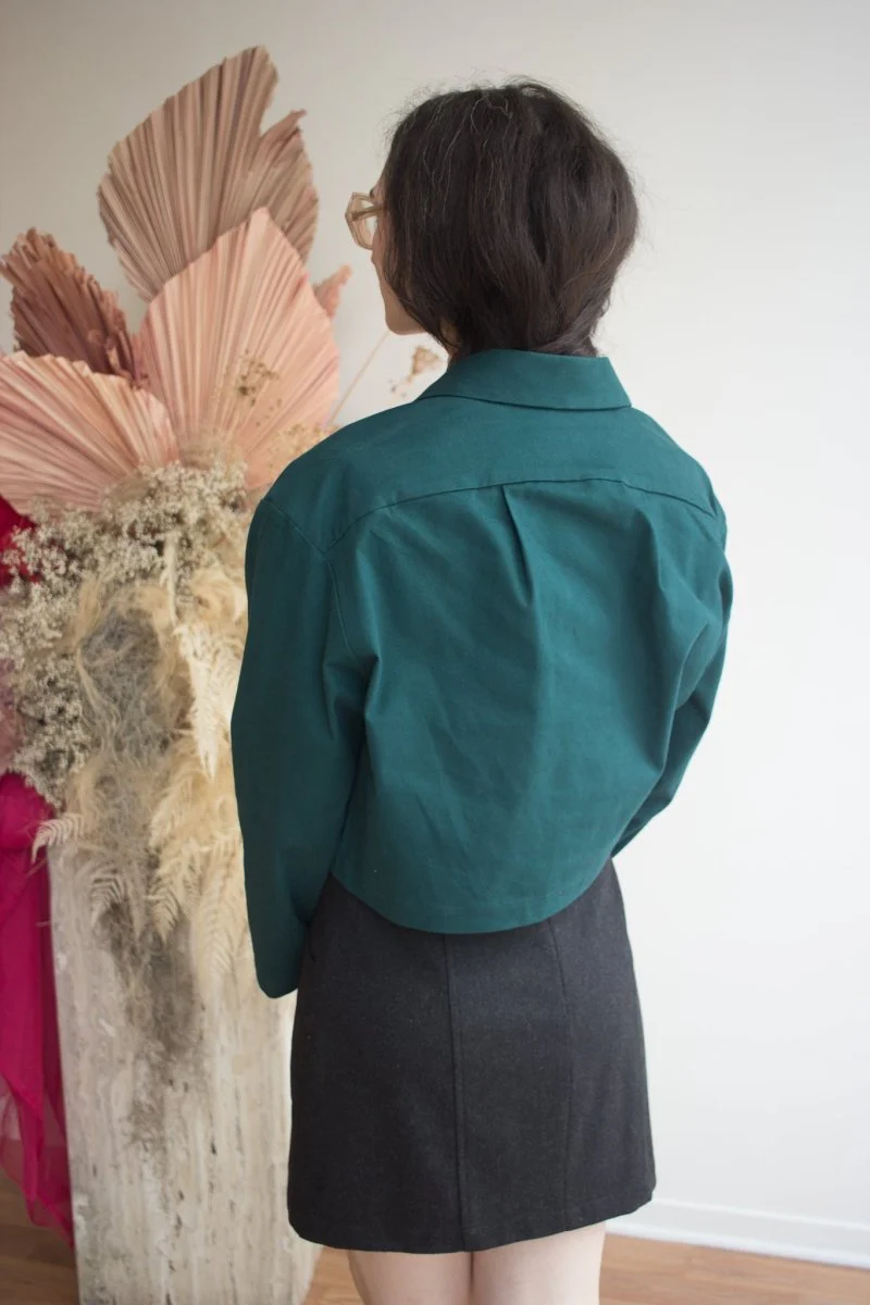 Eve Gravel Zaria Jacket- Emerald or Black (Online Exclusive) - Image 3