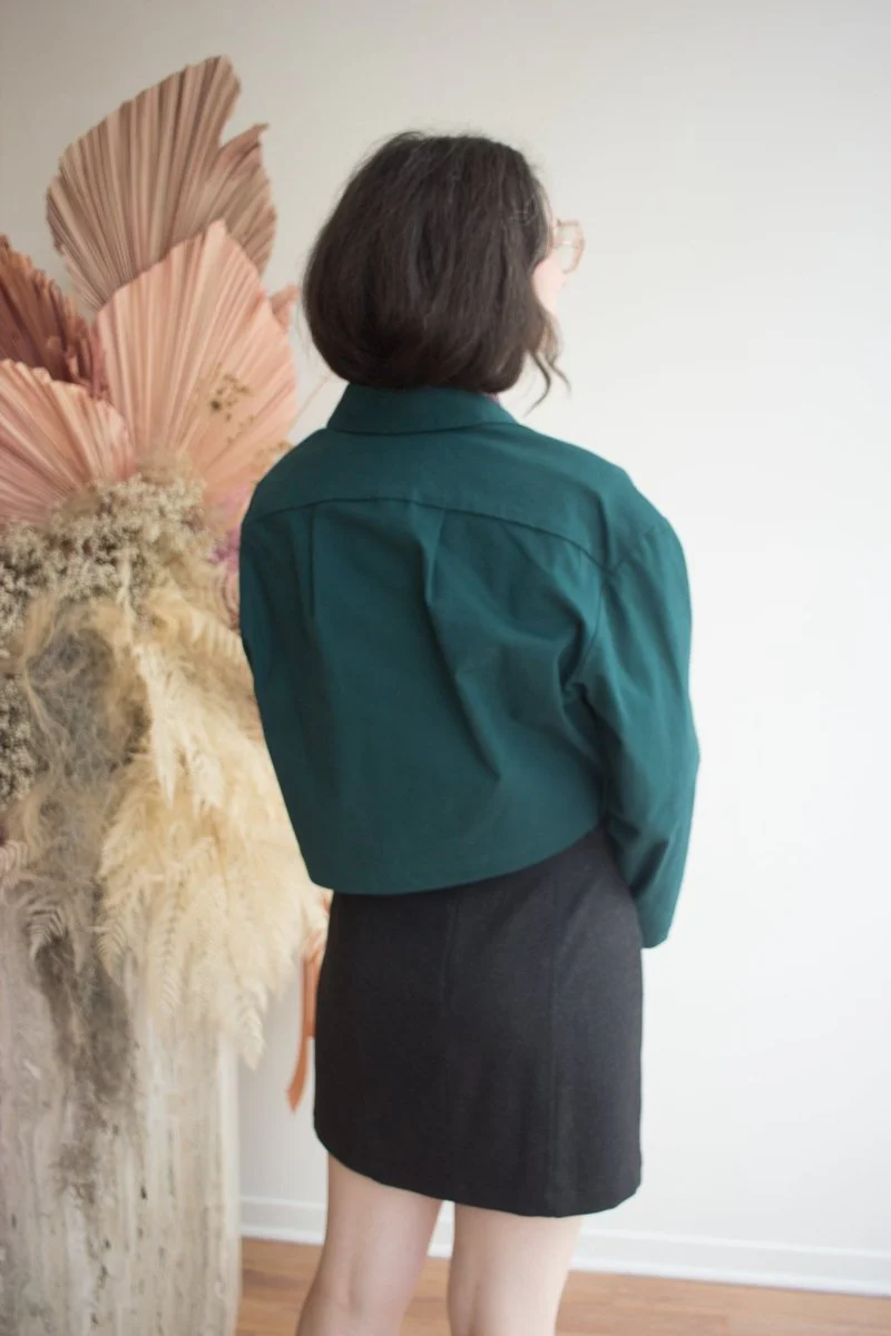 Eve Gravel Zaria Jacket- Emerald or Black (Online Exclusive) - Image 4