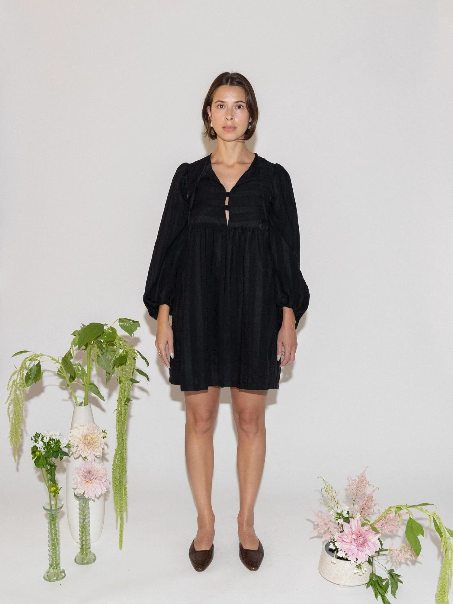 Genia Evelina Clio Dress (Black) - Image 3