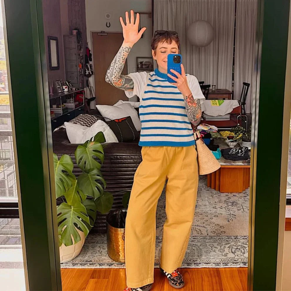 Givéh Airy Top (Striped) - Image 6