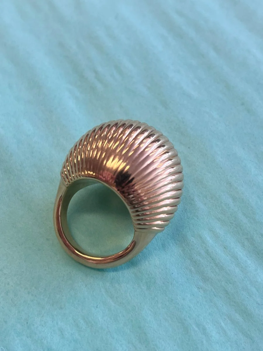 Hailey Jane Large Seashell Ring - Image 3