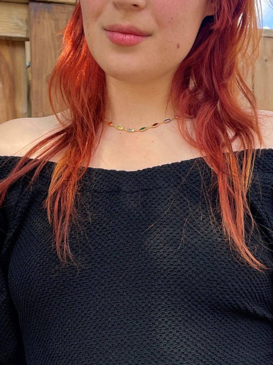 Hailey Jane Nadia Necklace (Pastel or Jewel Tone) - Image 2