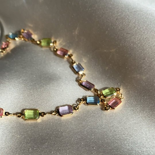 Hailey Jane Nadia Necklace (Pastel or Jewel Tone) - Image 3