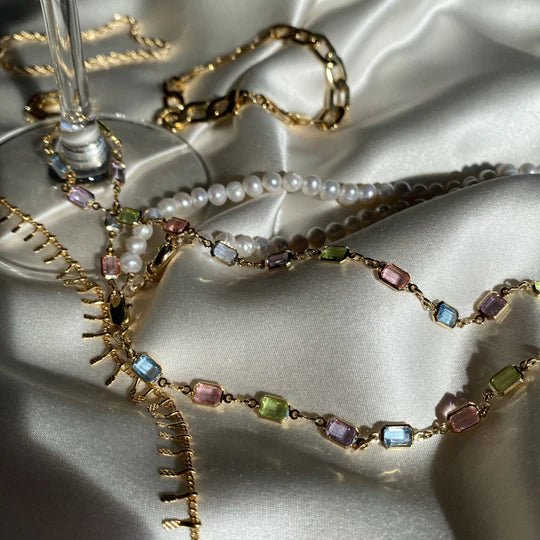 Hailey Jane Nadia Necklace (Pastel or Jewel Tone) - Image 4