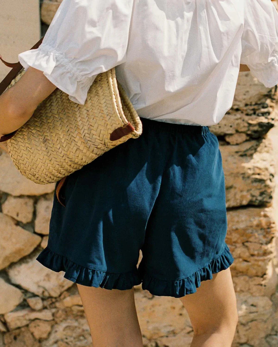 Harly Jae Clementine Shorts (Navy Micro Corduroy) - Image 13