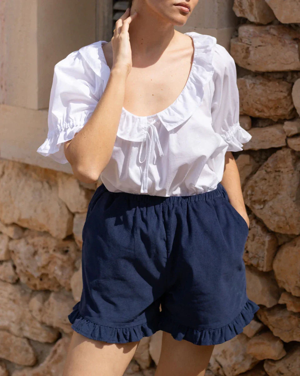 Harly Jae Clementine Shorts (Navy Micro Corduroy) - Image 15