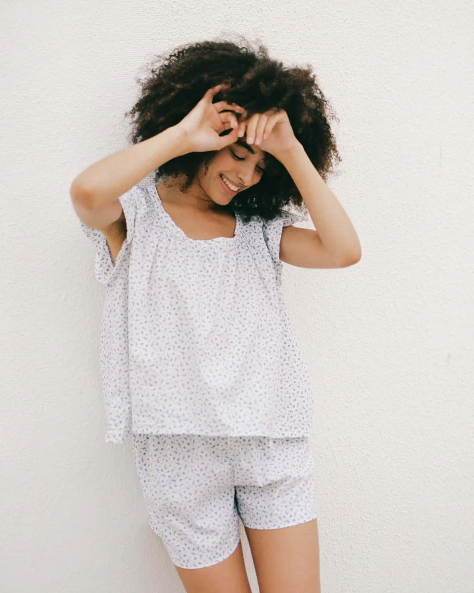 Harly Jae Cloud Sleepwear Shorts (Bouquet)