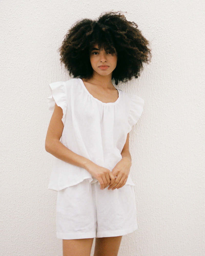 Harly Jae Cloud Sleepwear Top (Salt) - Image 2
