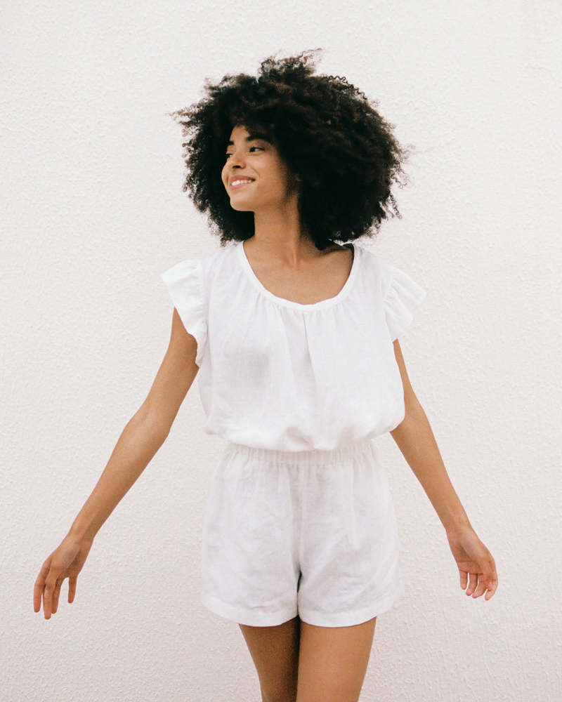 Harly Jae Cloud Sleepwear Top (Salt) - Image 3