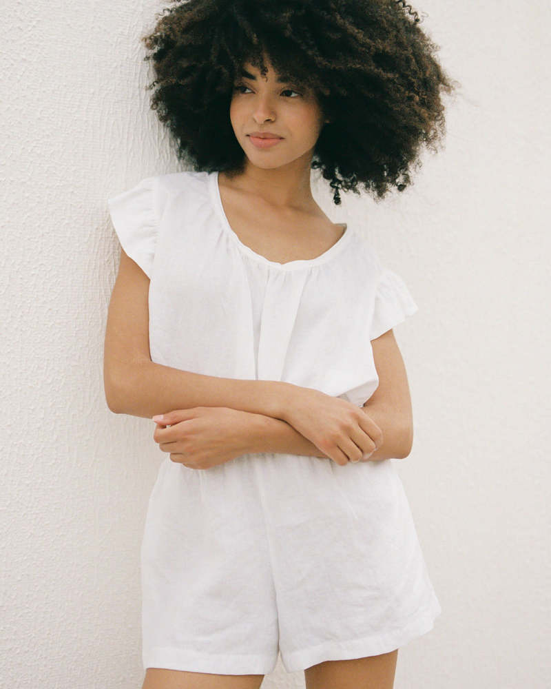 Harly Jae Cloud Sleepwear Top (Salt) - Image 4