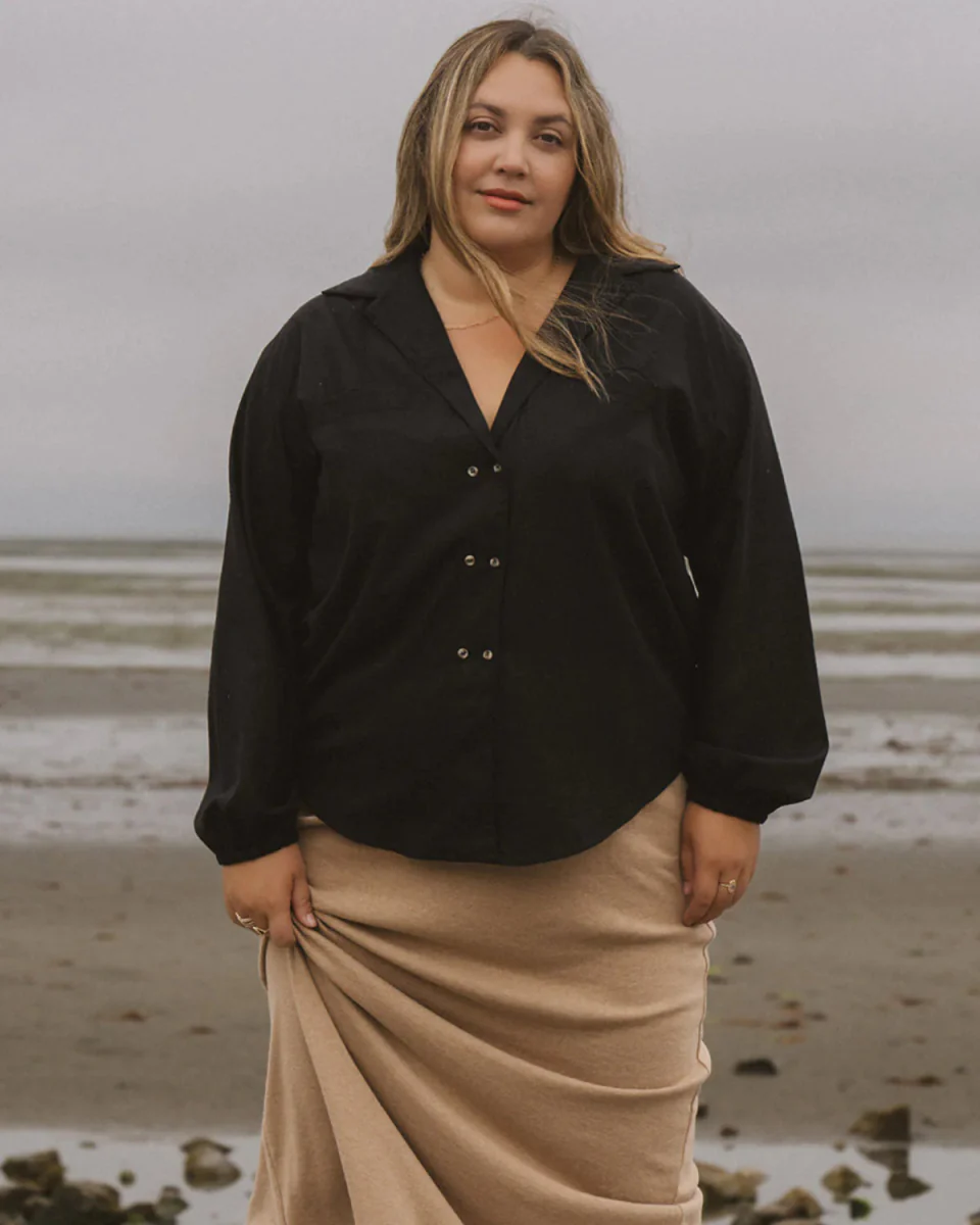 Harly Jae House Blouse (Black) - Image 12