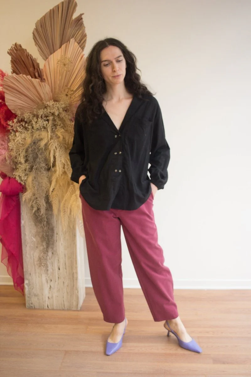 Harly Jae House Blouse (Black) - Image 4