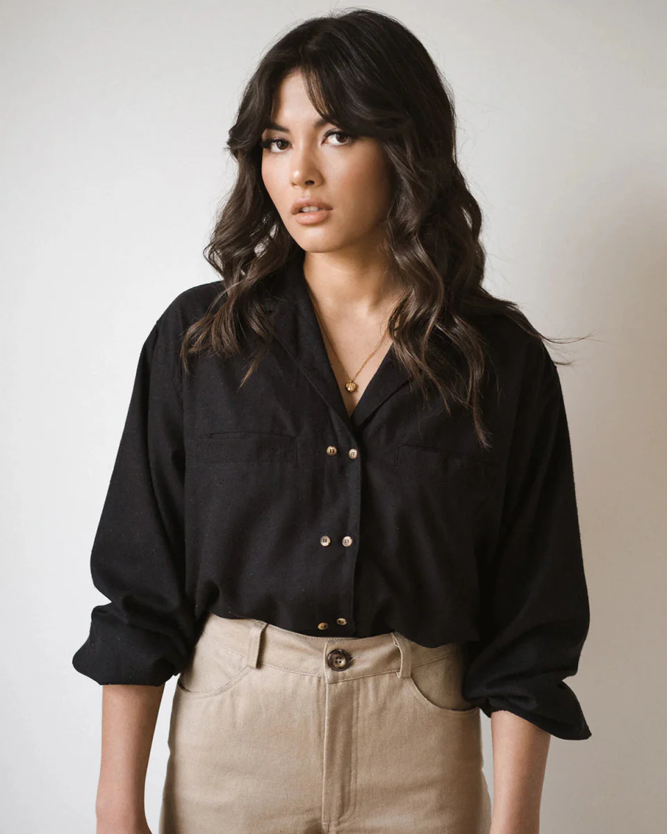 Harly Jae House Blouse (Black) - Image 6