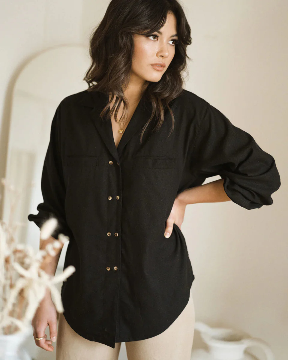 Harly Jae House Blouse (Black) - Image 7