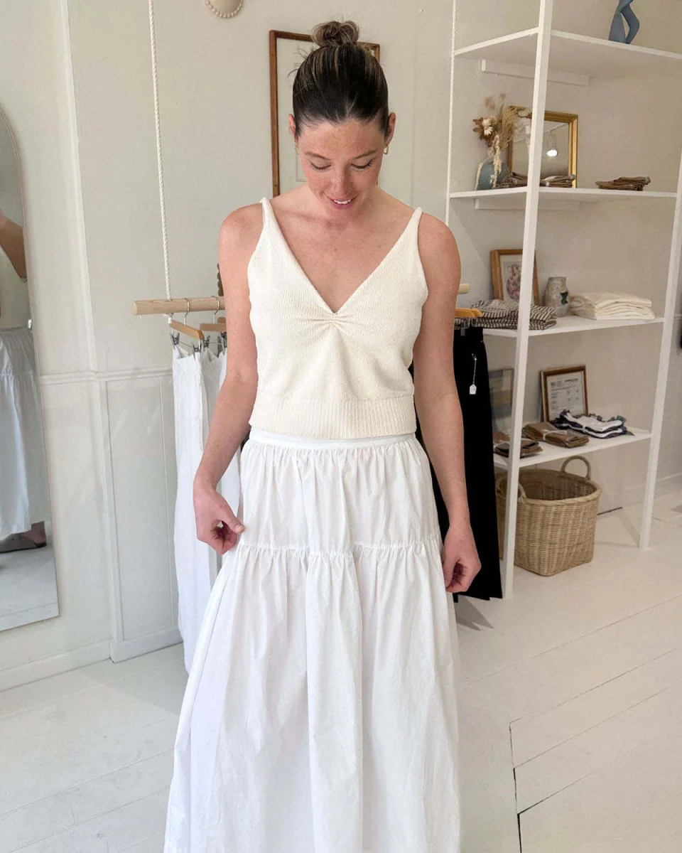 Harly Jae Mumur Knit Tank (Cream) - Image 7