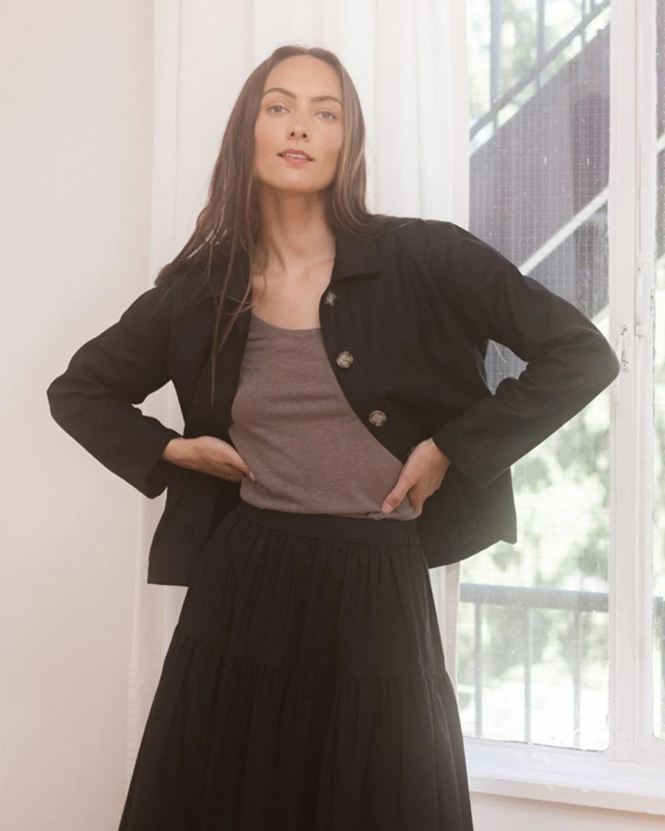 Harly Jae Pierrot Jacket (Black) - Image 5