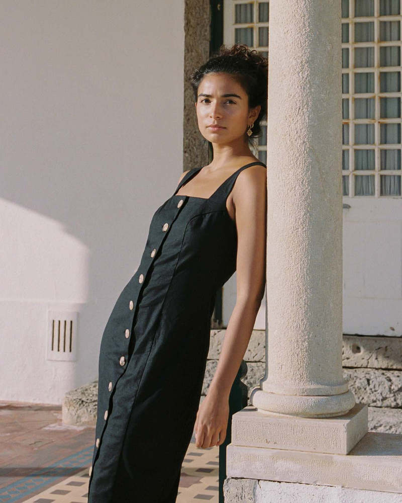 Harly Jae Provence Dress (Black) - Image 3