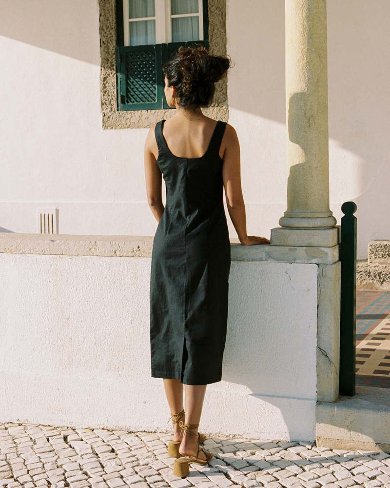 Harly Jae Provence Dress (Black) - Image 5