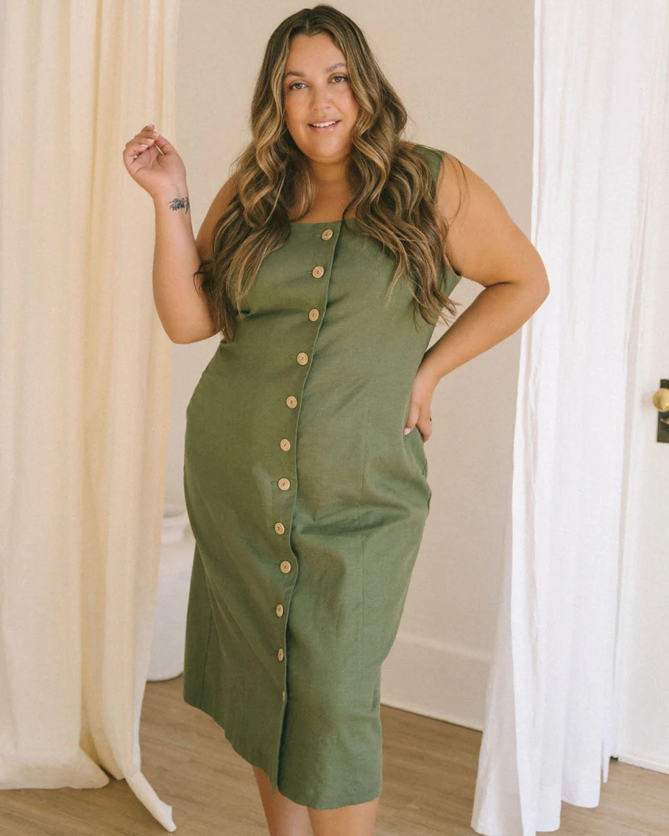 Harly Jae Provence Dress (Pistachio) - Image 11
