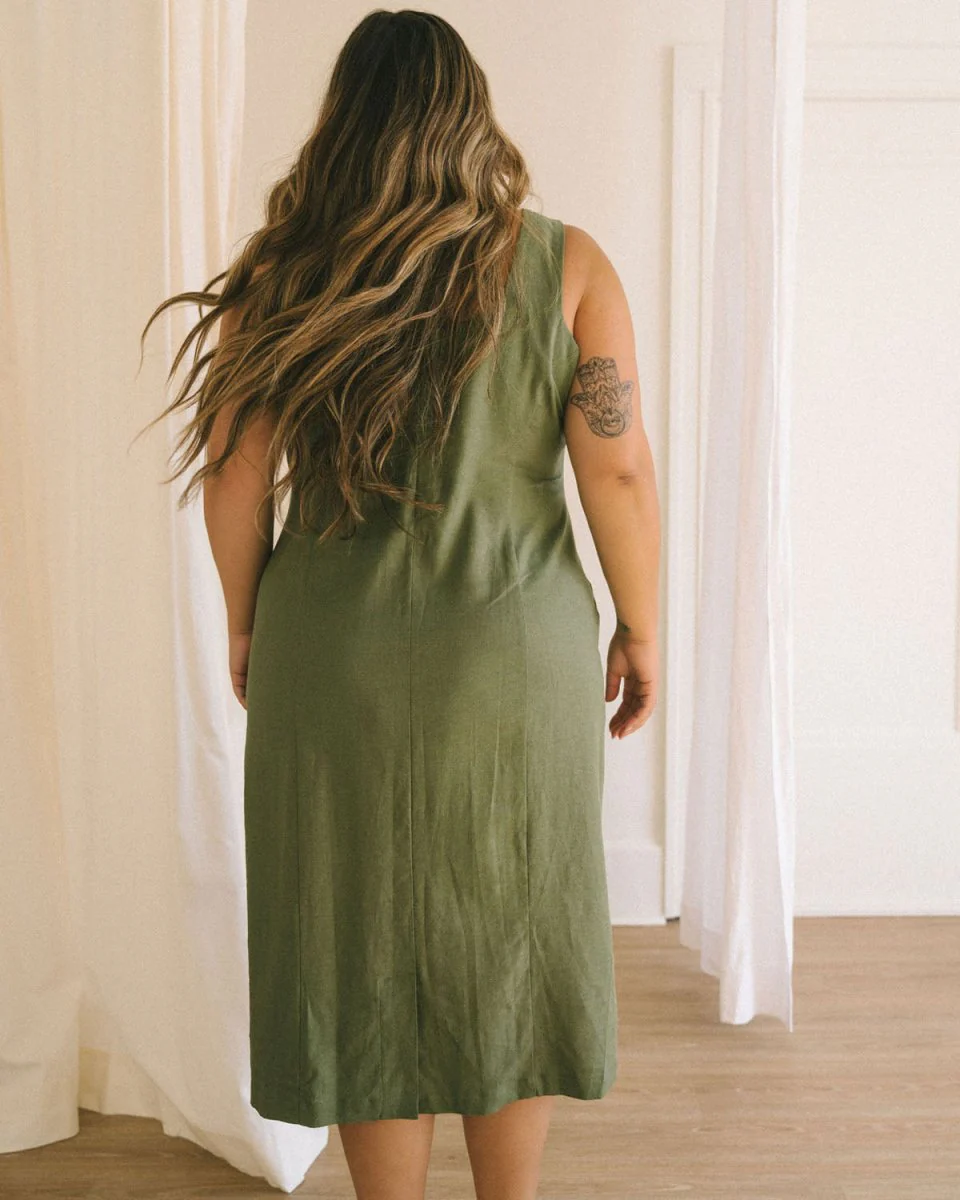 Harly Jae Provence Dress (Pistachio) - Image 12