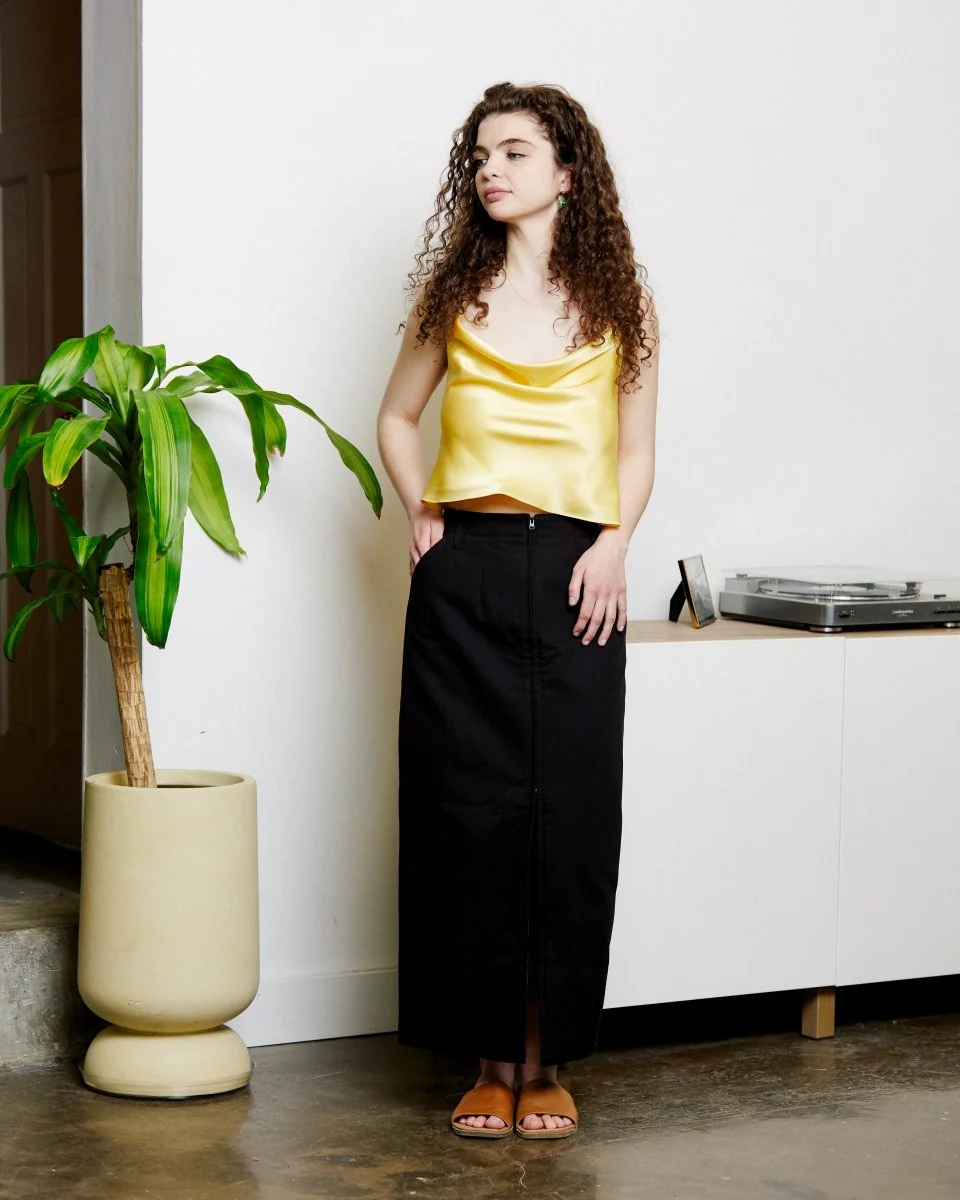 Harly Jae Zipper Skirt (Black) - Image 15