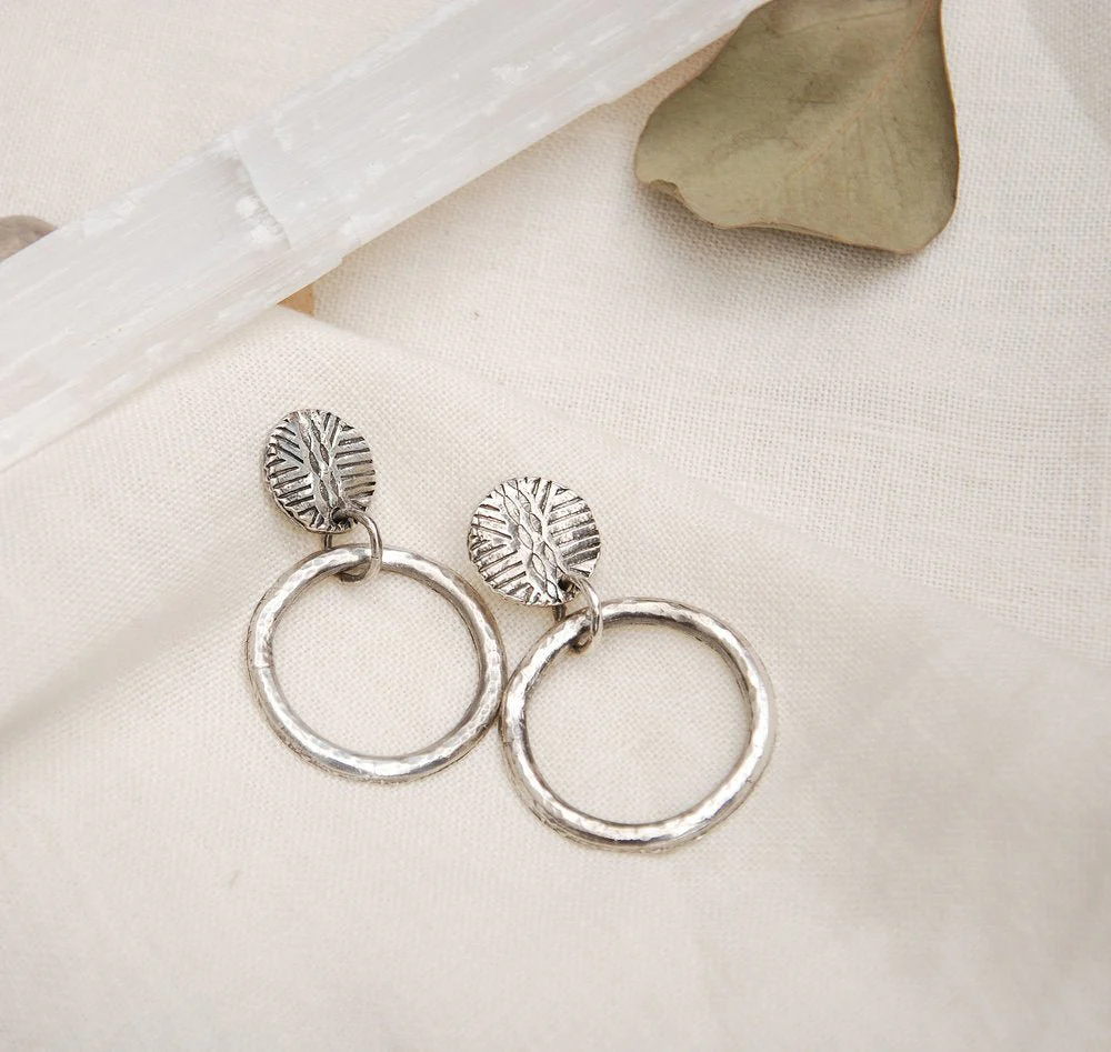Hawkly Cobra Hoop Earrings (Bronze or Silver) - Image 5