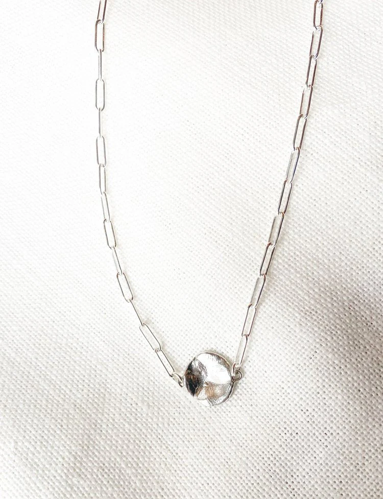 Hawkly Adobe Chain Link Necklace (Bronze or Silver) - Image 4