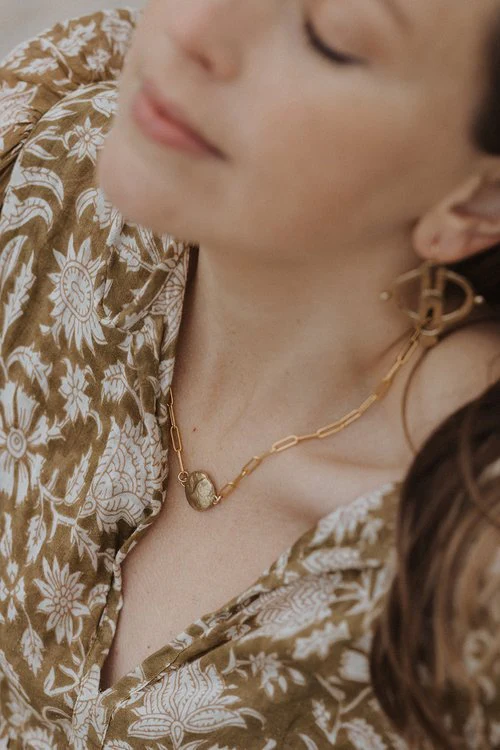 Hawkly Adobe Chain Link Necklace (Bronze or Silver) - Image 8