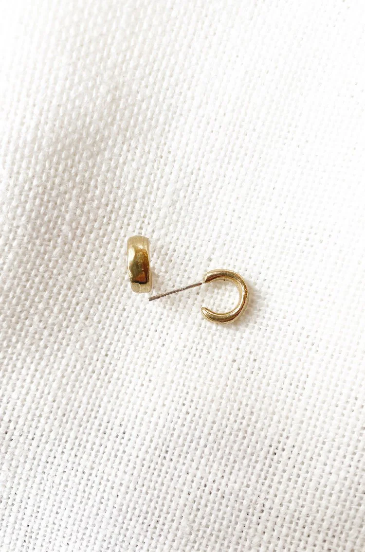 Hawkly Adobe Mini Hoops (Bronze or Silver) - Image 4