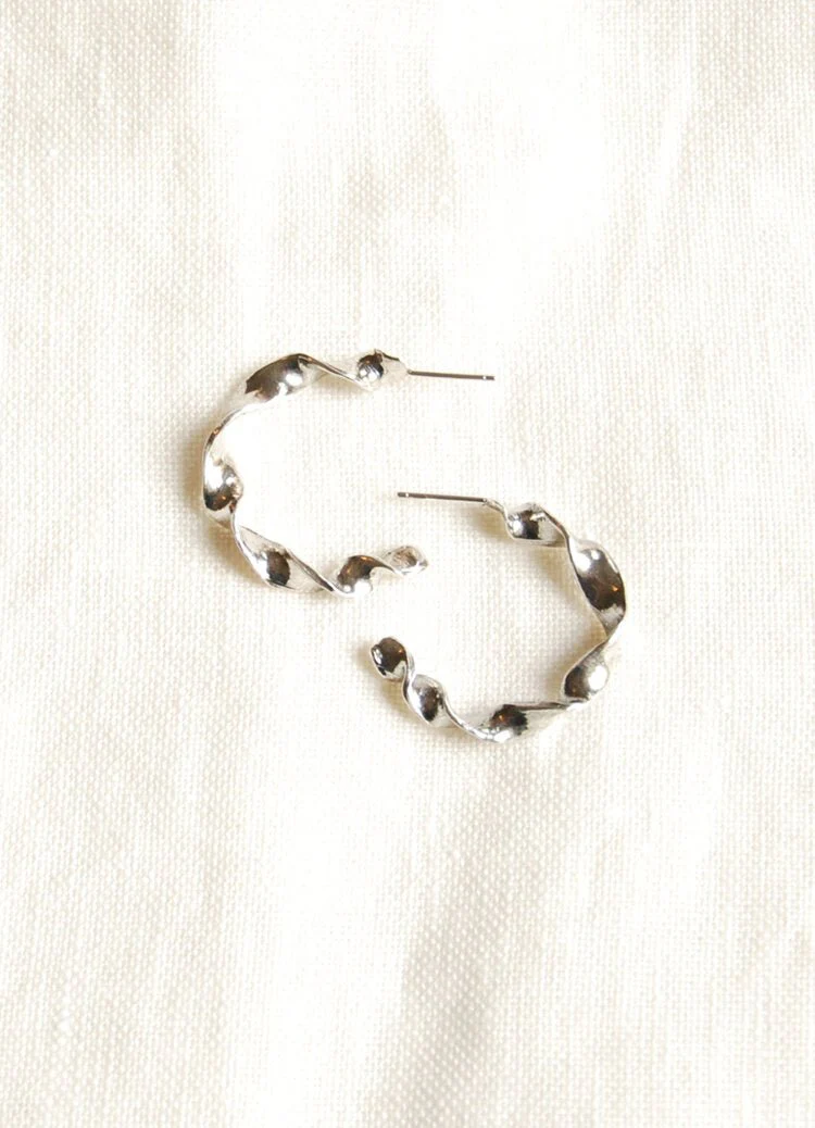 Hawkly Alchemy Hoops (Silver or Bronze) - Image 6