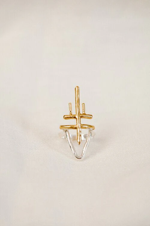 Hawkly Ascend Ring (Mixed Metal)