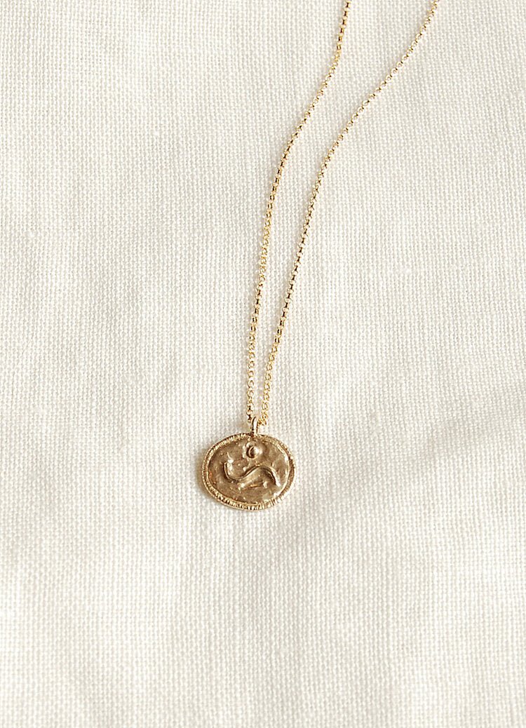 Hawkly Attune Medallion Necklace (Bronze or Silver)