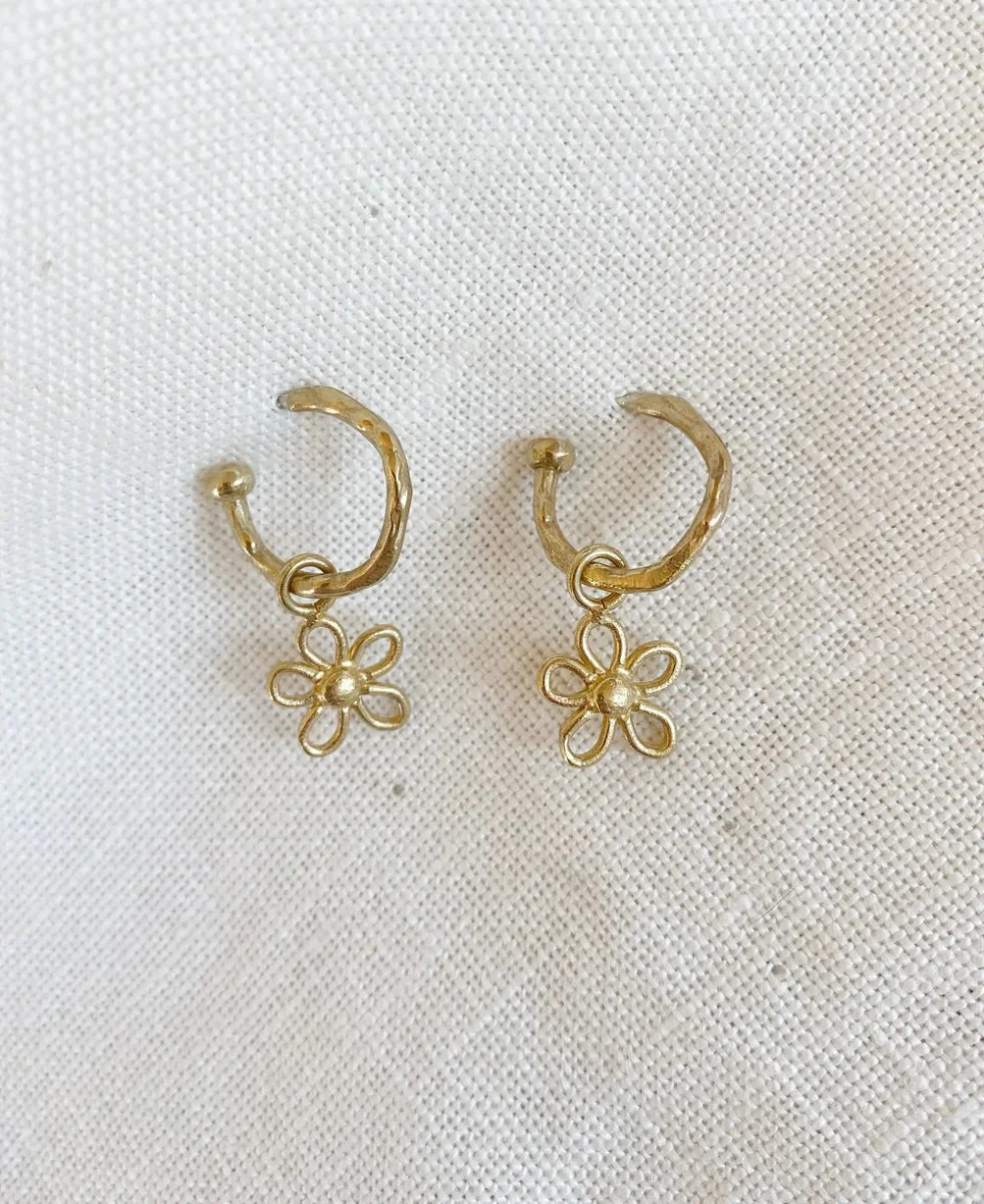 Hawkly Bloom Mini Earrings (Bronze)