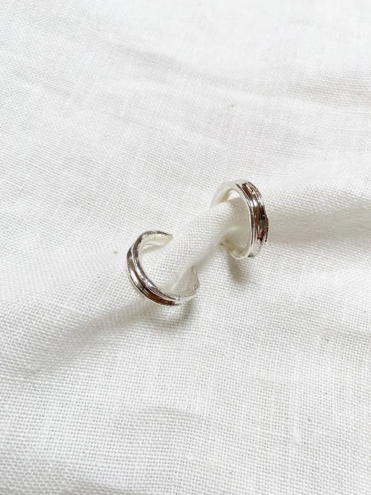 Hawkly Canyon Hoops (Bronze or Silver) - Image 4
