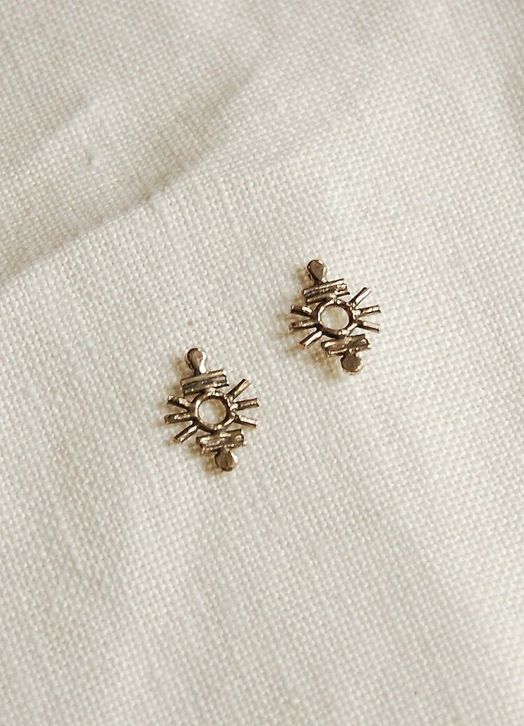 Hawkly Cosmo Studs (Bronze or Silver)