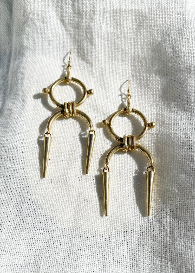 Hawkly Dynasty Earrings (Bronze or Silver) - Image 3
