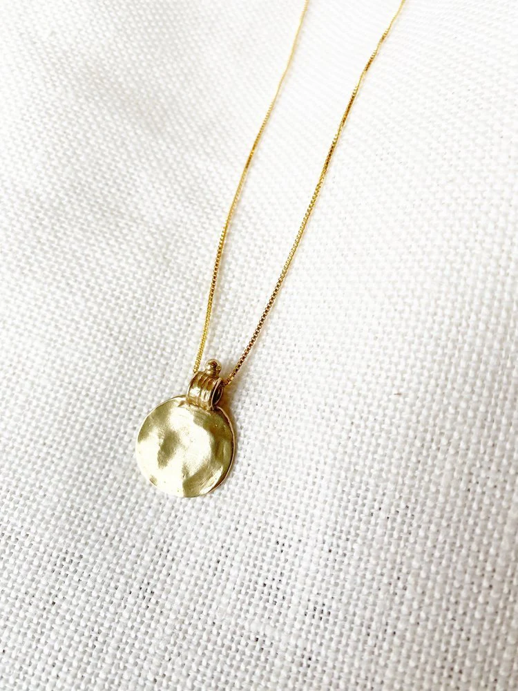Hawkly Era Medallion Necklace (Bronze or Silver) - Image 4