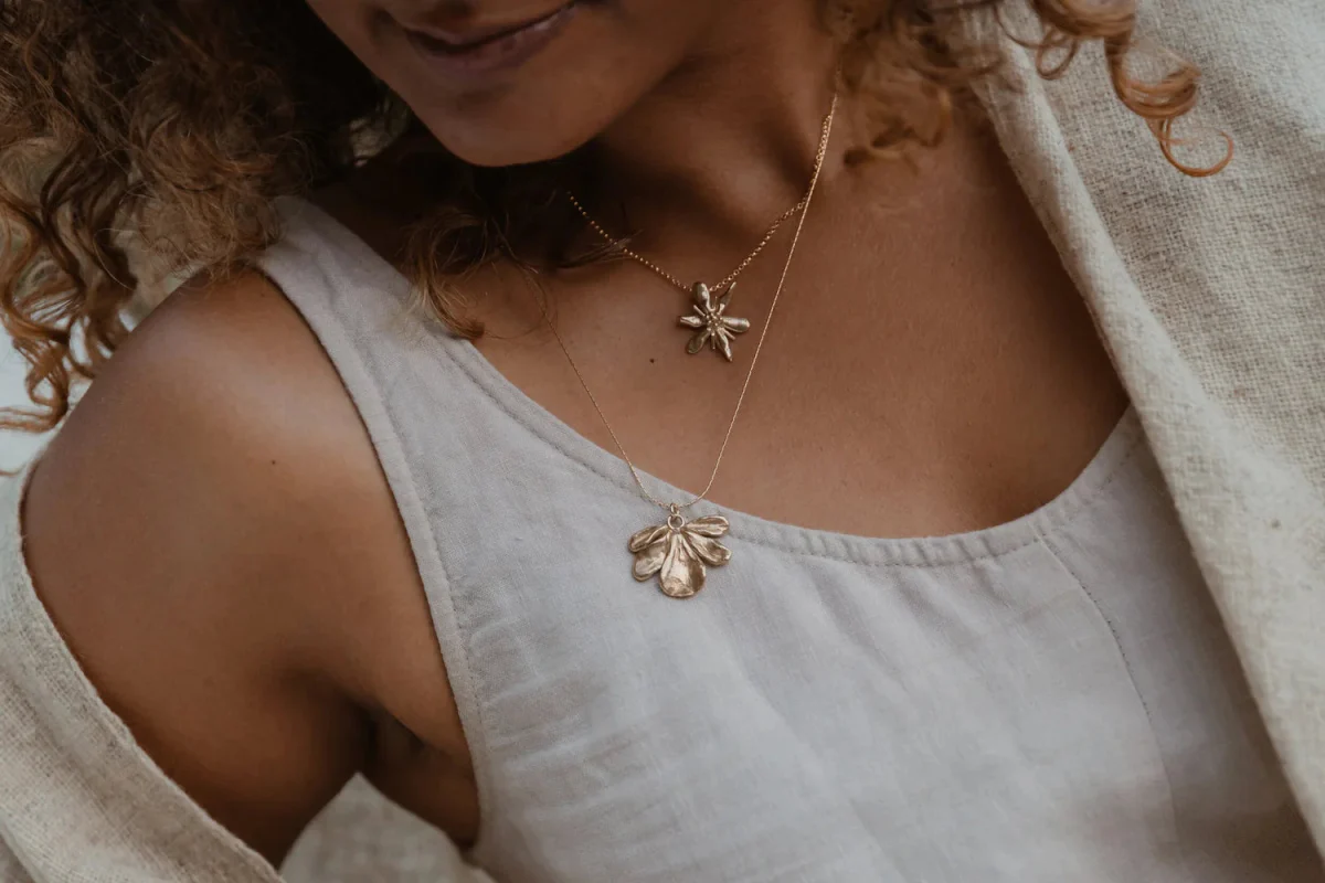 Hawkly Flora Necklace (Bronze or Silver) - Image 5