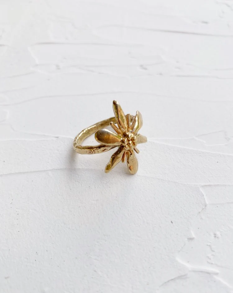 Hawkly Flora Ring (Bronze or Silver) - Image 3