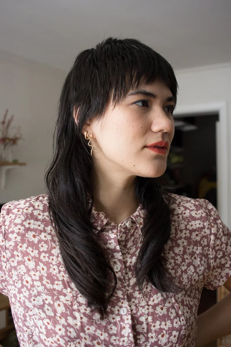 Hawkly Flow Earrings (Bronze or Silver) - Image 3