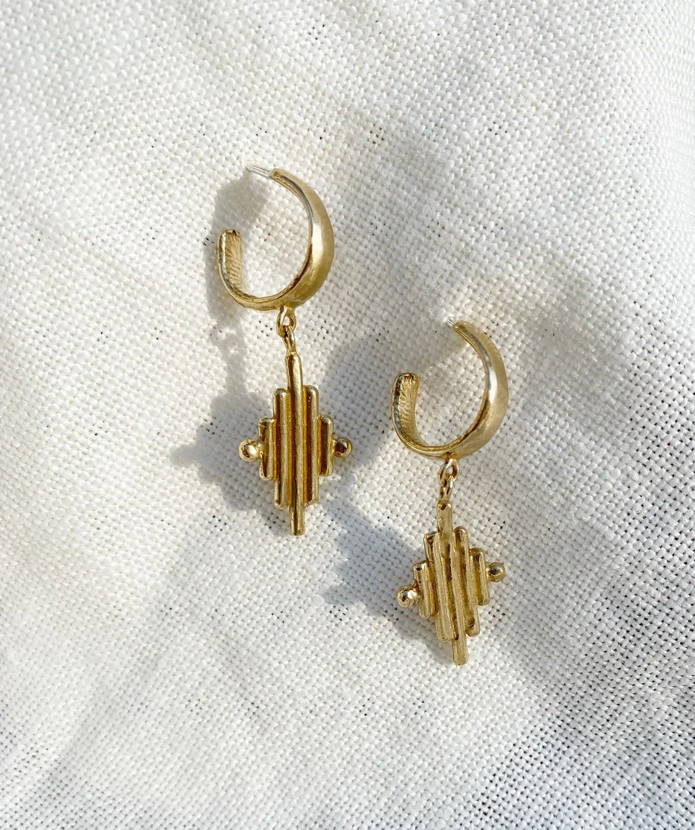 Hawkly Lumin Hoops (Bronze or Silver) - Image 2
