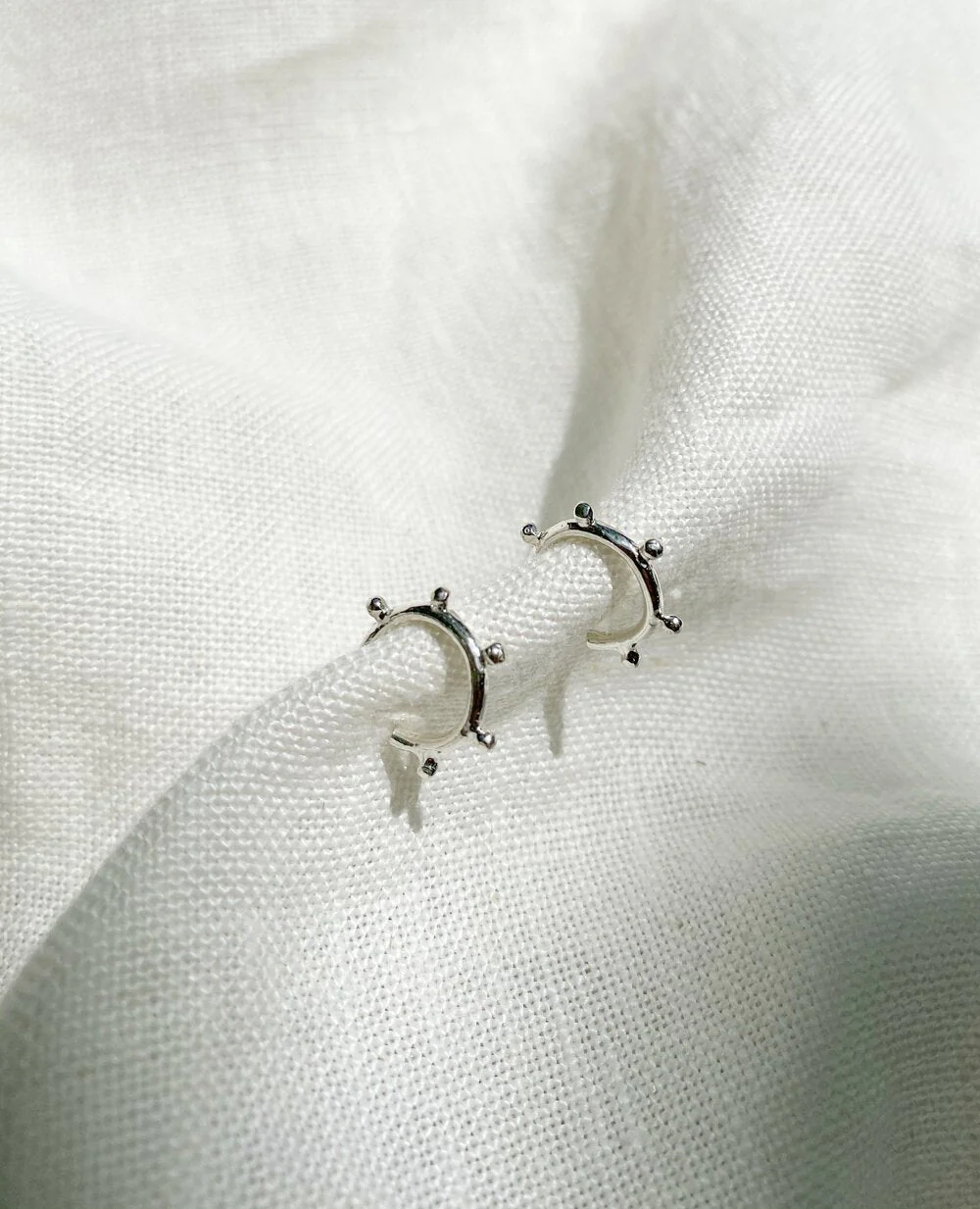 Hawkly Nomad Mini Hoops (Bronze or Silver)