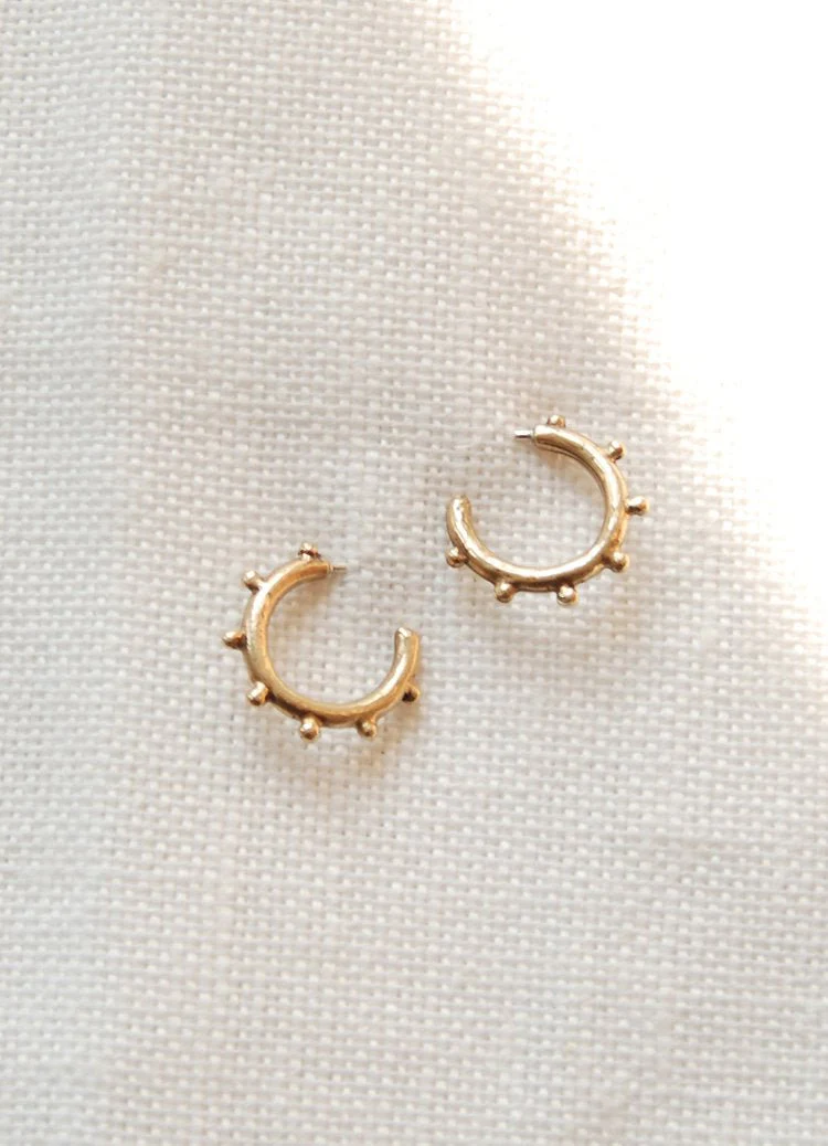 Hawkly Nomad Hoops (Bronze or Silver)